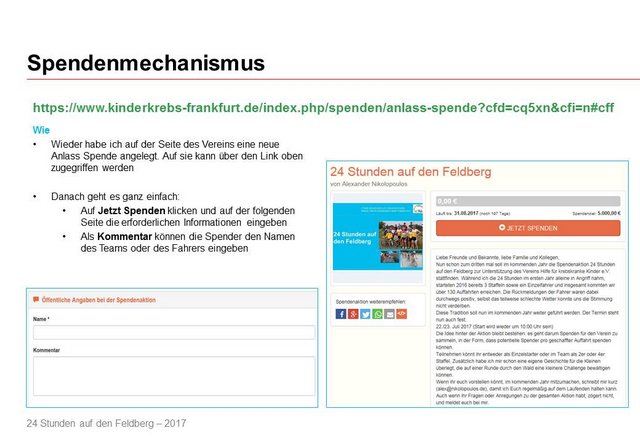 Spendeninfo